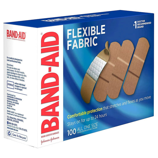 Band-Aid® Flexible Fabric Tan Adhesive Strip