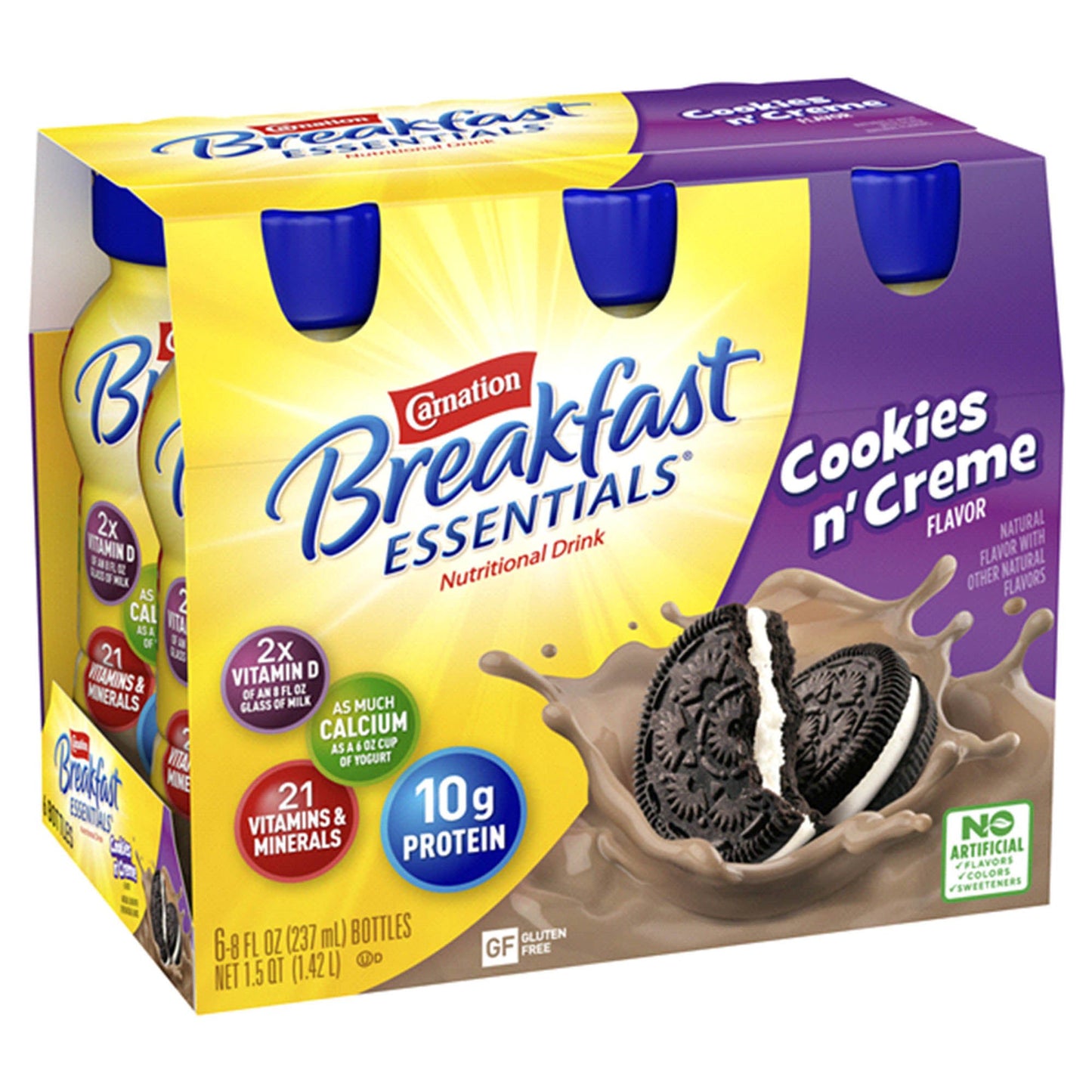 Carnation Breakfast Essentials® Cookies N Crème Nutritional Drink, bottle