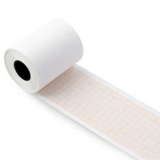 EasyTrace Recording Chart Paper Z-Fold Red Grid