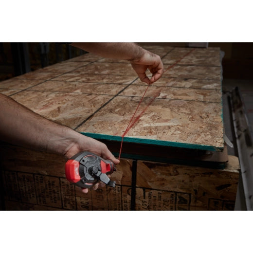Milwaukee 100' Bold Line Kit w/ Red Chalk 48-22-3986 | Plastic