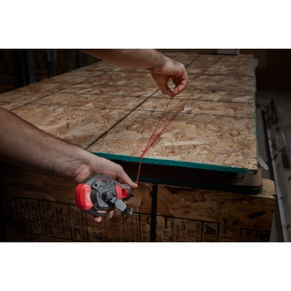 Milwaukee 100' Bold Line Kit w/ Red Chalk 48-22-3986 | Plastic