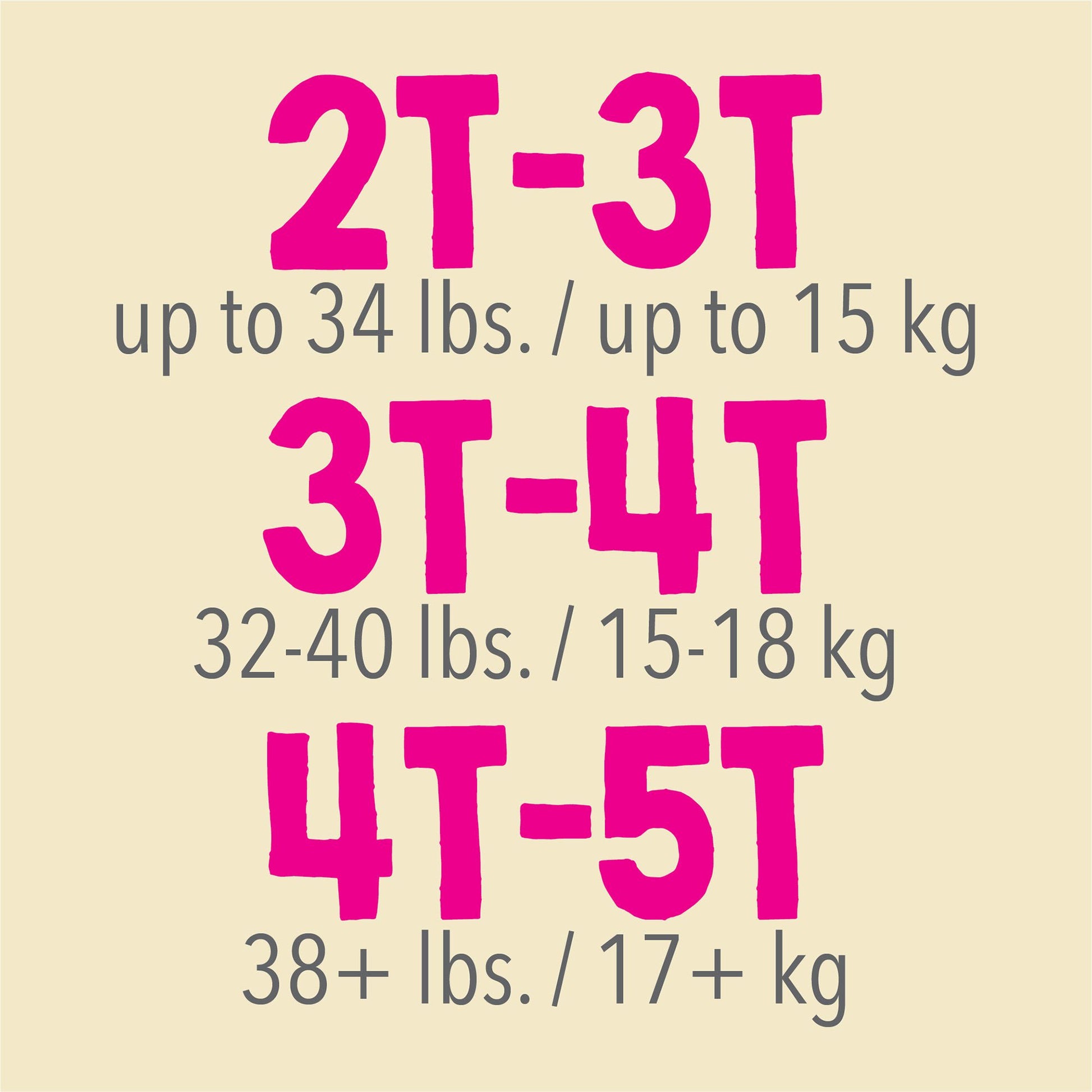 Cutie Pants® Toddler Training Pants, Pink Princess Print, 3T – 4T, 32 – 40 lbs.