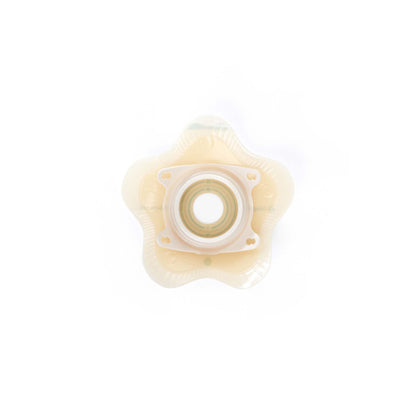 SenSura® Mio Convex Flip Ostomy Barrier, Stoma Opening, Red Color Match