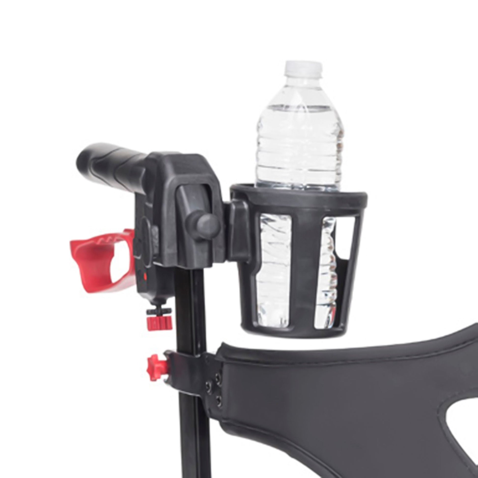 drive Nitro Sprint 4 Wheel Rollator Red Folding Aluminum Frame