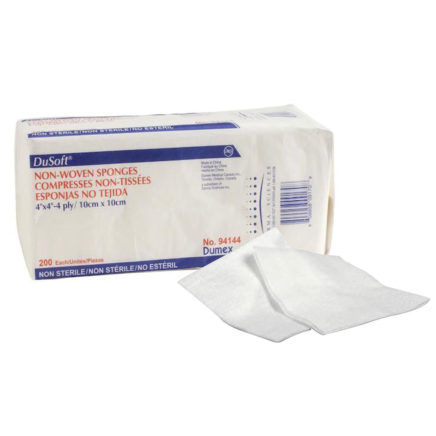 Dusoft® Nonwoven Sponge, 4-Ply