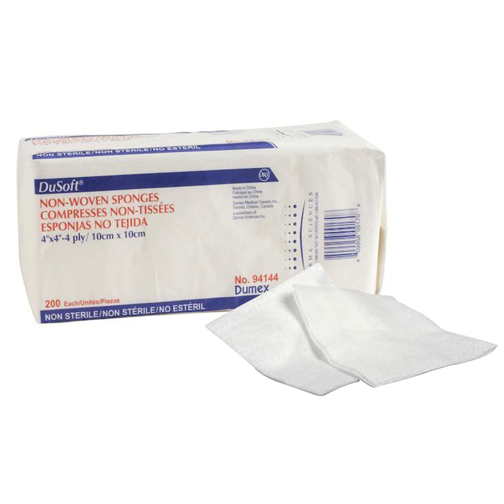 Dusoft® Nonwoven Sponge, 4-Ply