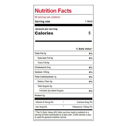 Sqwincher® Quik Stik® Zero Fruit Punch Electrolyte Replenishment Drink Mix