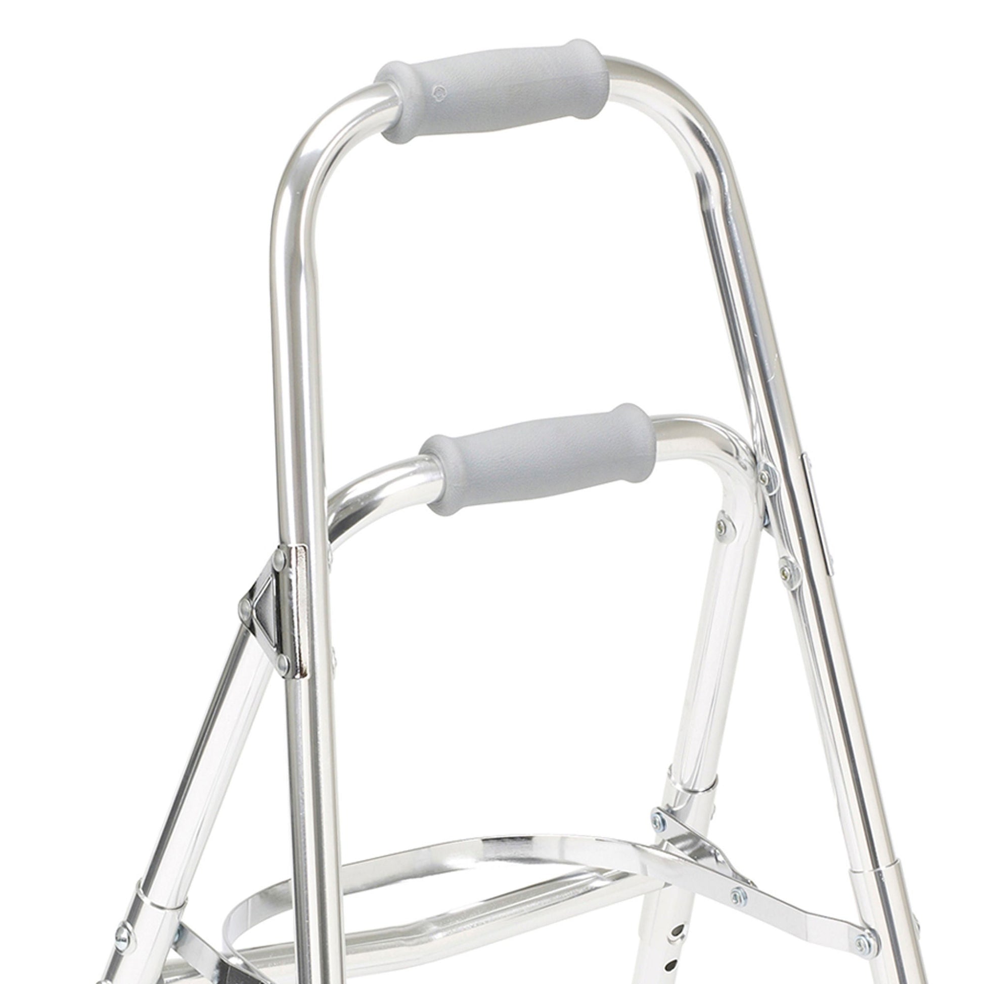 drive™ Hemi Aluminum Side Step Folding Walker, 29.5 – 37 Inch Height