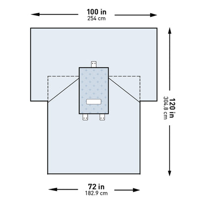 McKesson Sterile Transverse Laparotomy Drape