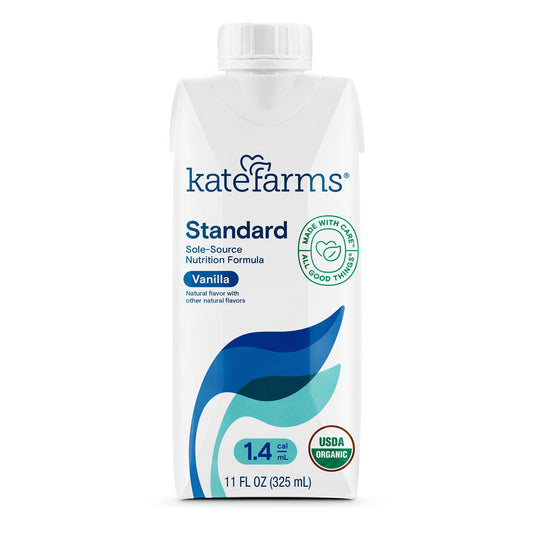 Kate Farms® Standard 1.4 Vanilla Sole-Source Nutrition Formula, Carton