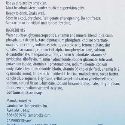 Glytactin RTD 15 Oral Supplement Original Flavor Liquid Carton