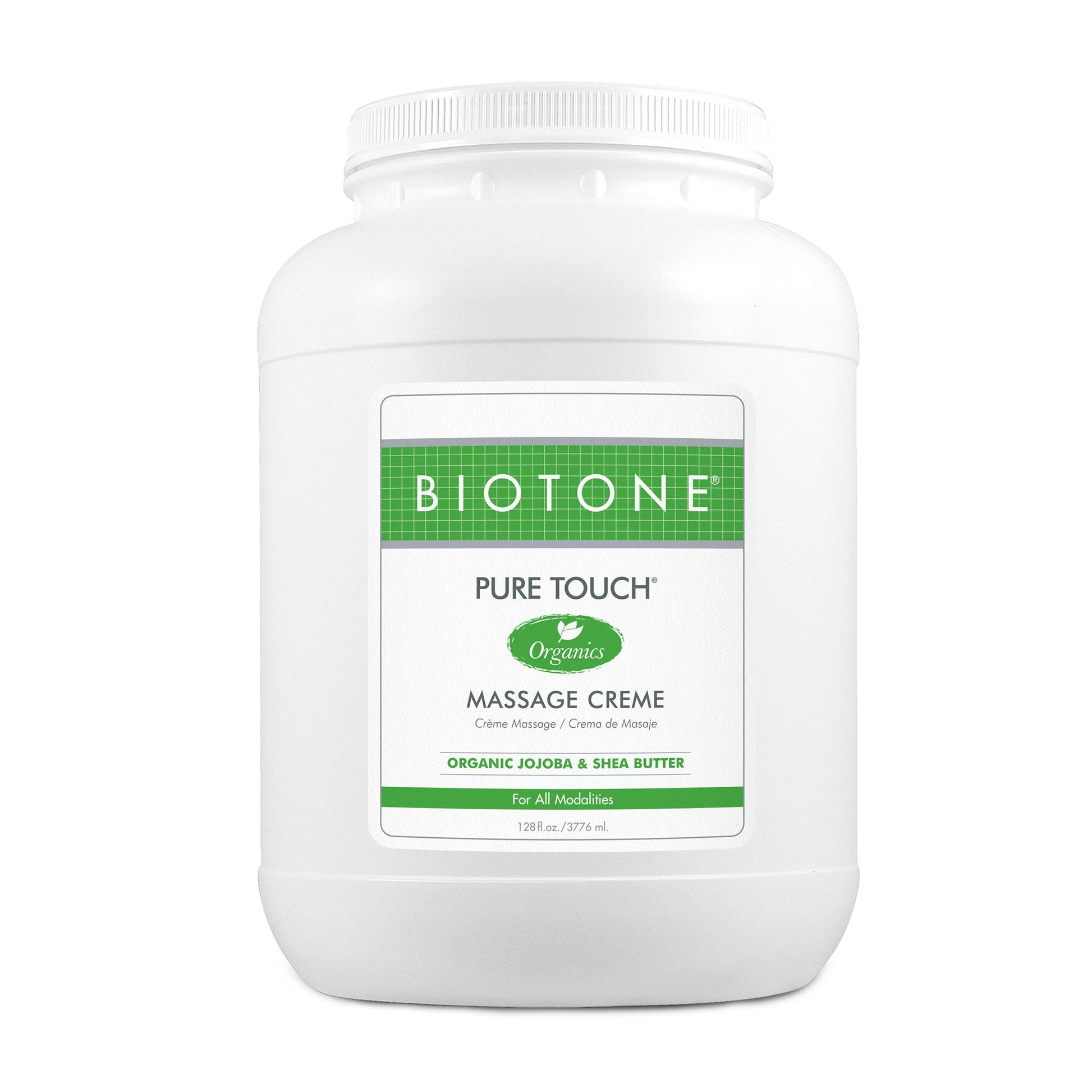 Biotone® Pure Touch Massage Crème with Jojoba Oil and Shea Butter, Jar