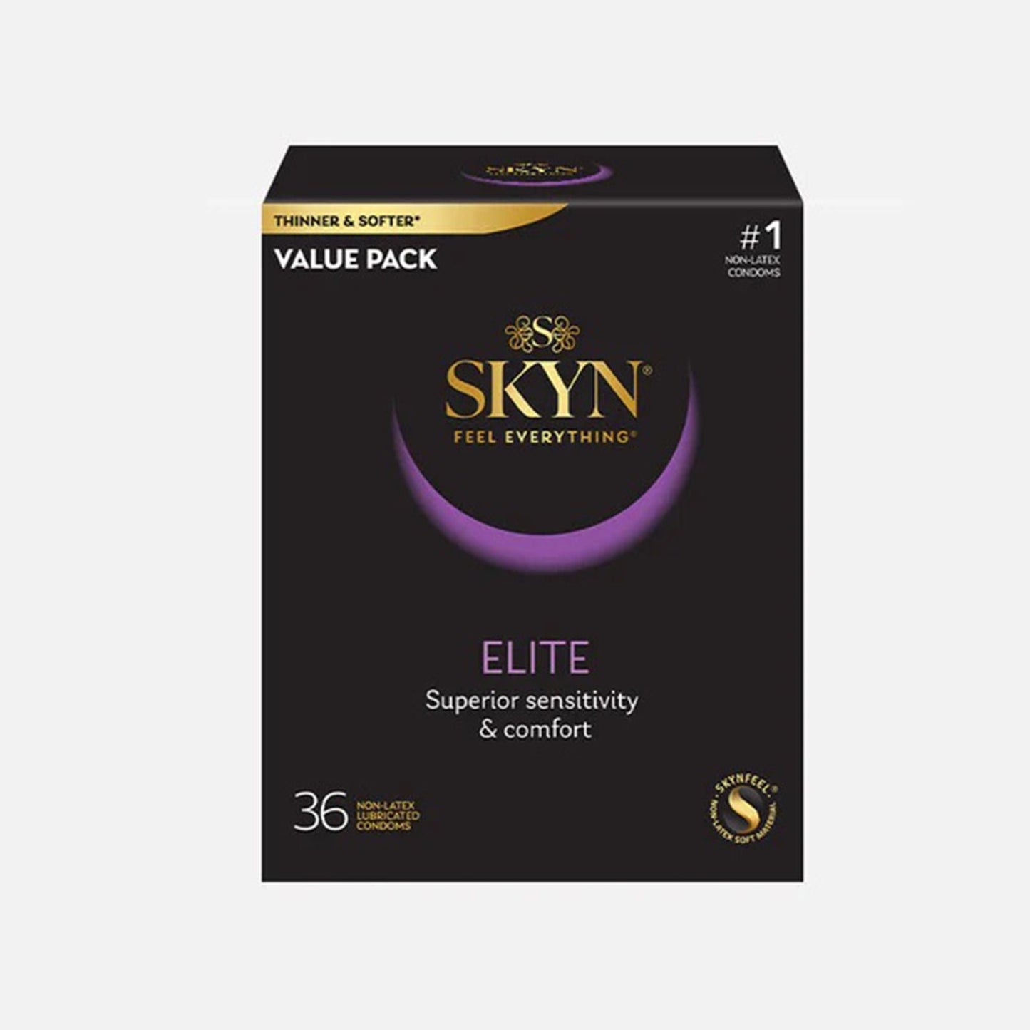 LifeStyles Skyn® Elite Nonlatex Lubricated Condoms, Ultra Thin, Ultra Soft