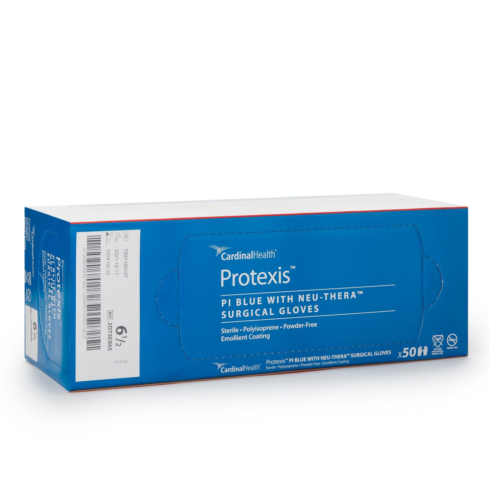 Sterile ESTEEM™ Blue with Neu-Thera® Polyisoprene Surgical Gloves, Blue - view 2