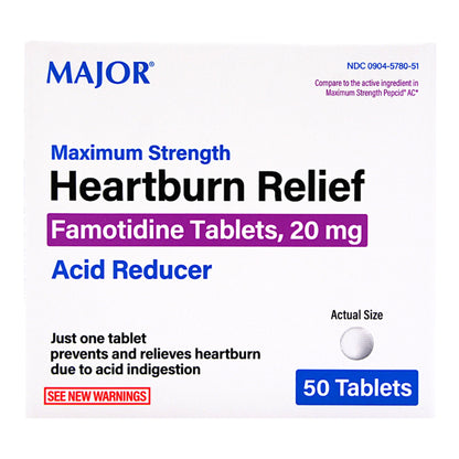 Major® Famotidine Antacid, Maximum Strength