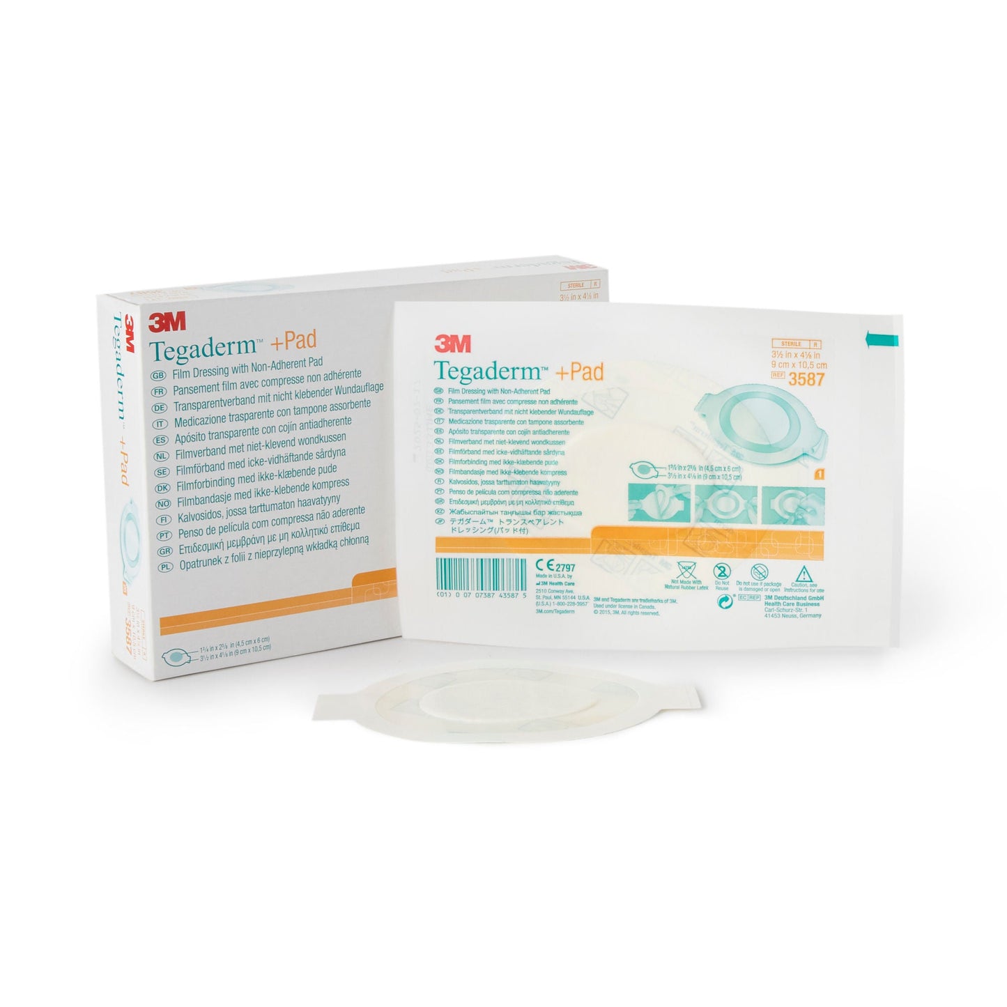 3M™ Tegaderm™ Transparent Film Dressing with Pad