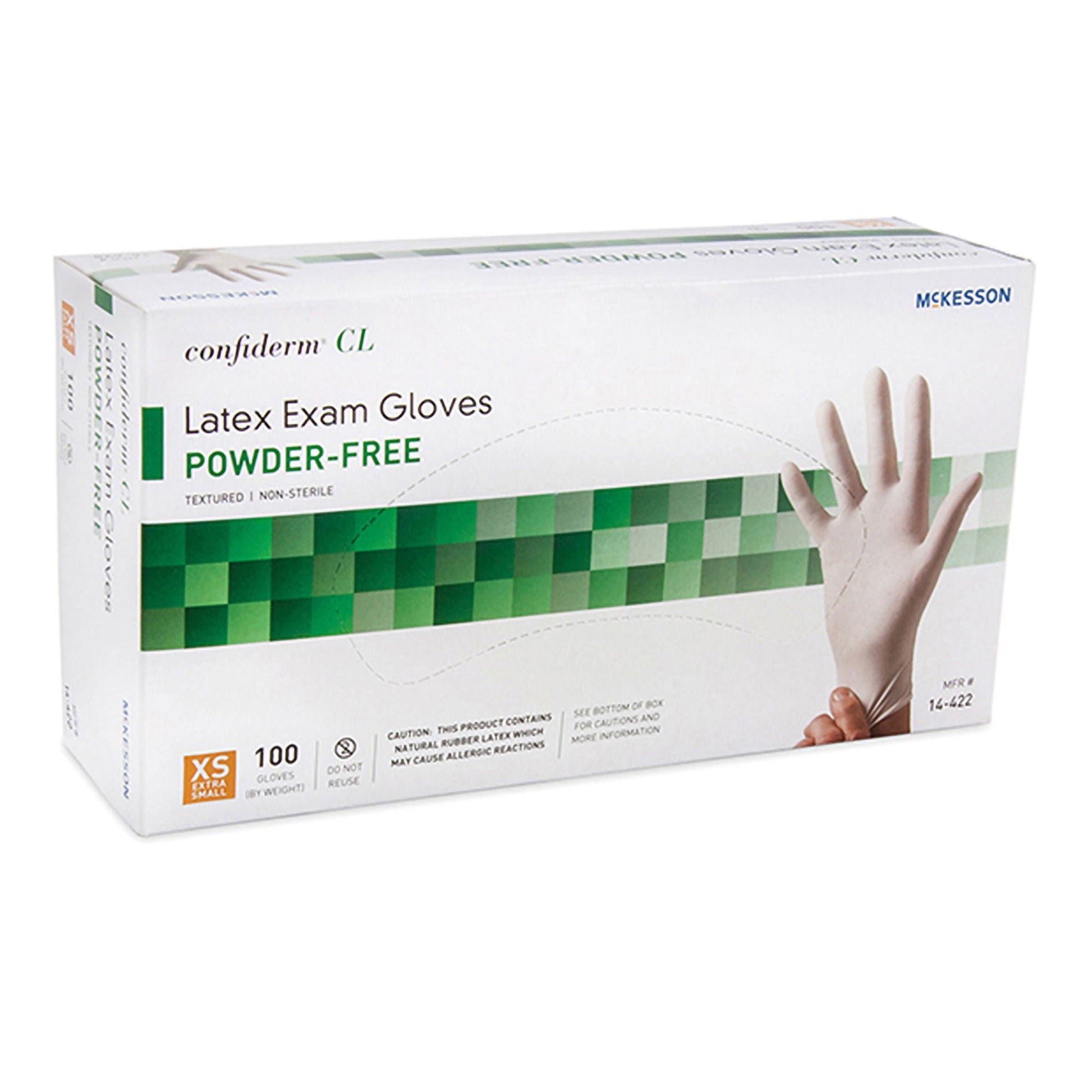 McKesson Confiderm® CL Latex Exam Gloves, Ivory - view 5