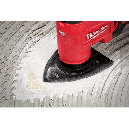 Milwaukee 2-in-1 Grout & Mortar Removal Universal Fit Oscillating Multi-Tool Blade (1 PK) 49-25-2261 | 3.76 in Blade Length, Carbide