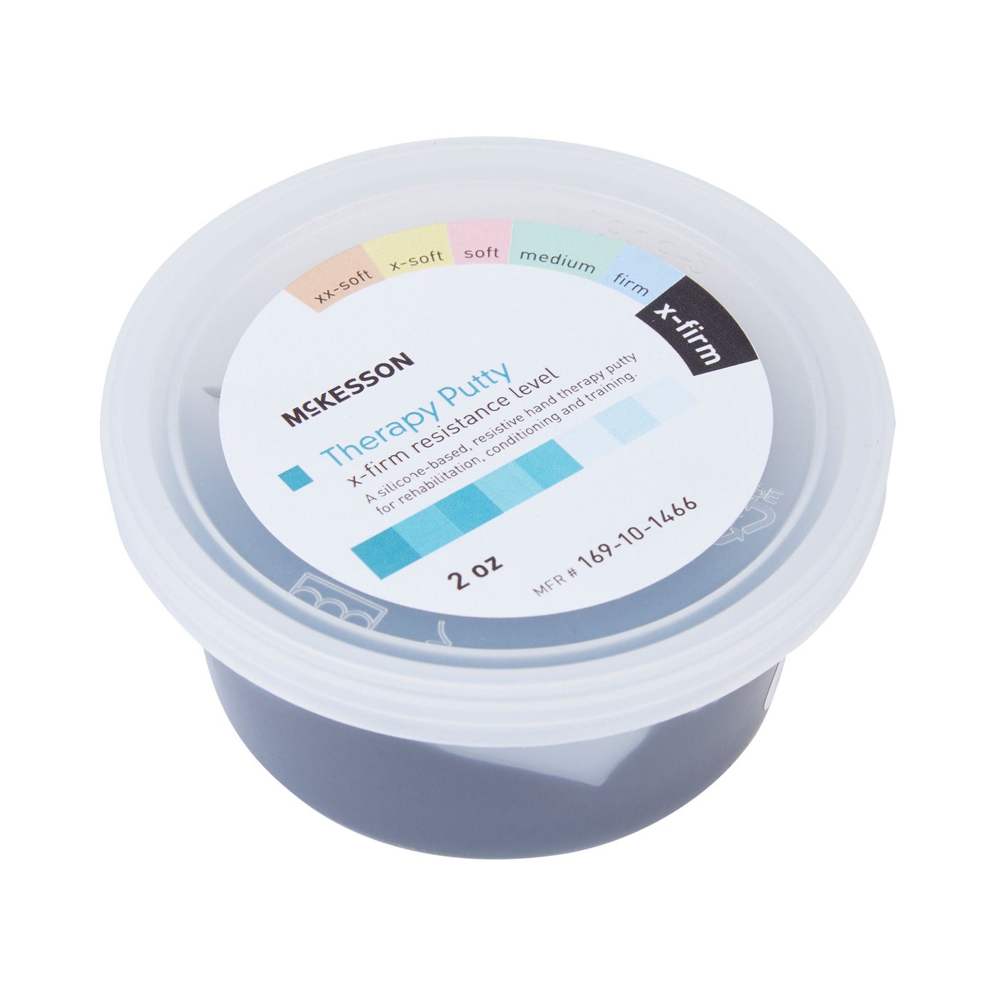McKesson Therapy Putty, Extra Firm, Black, Container