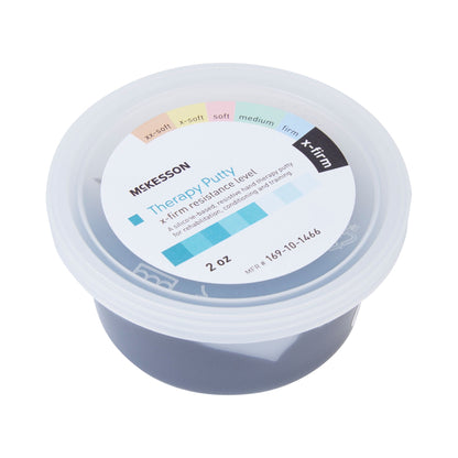 McKesson Therapy Putty, Extra Firm, Black, Container