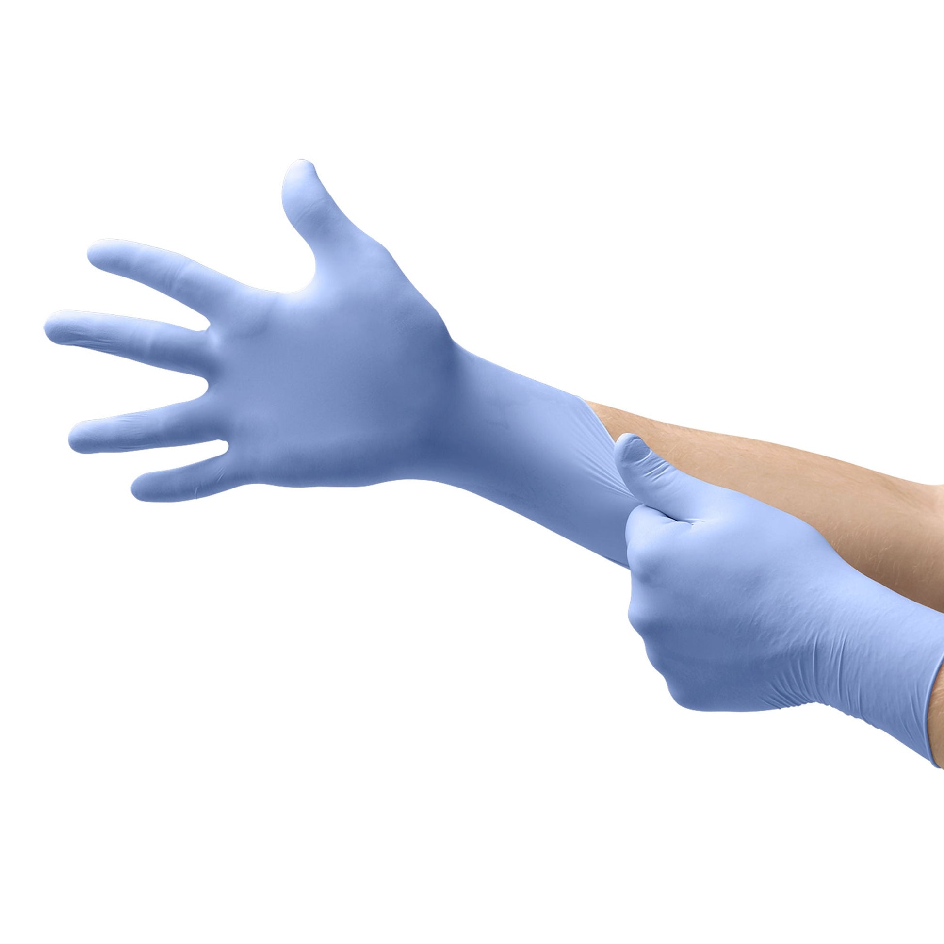 FreeForm® SE Nitrile Exam Gloves, Blue - view 2