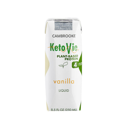 KetoVie 4:1 Plant-Based Protein Oral Supplement Vanilla Flavor Liquid Carton