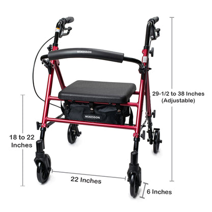 McKesson Four-Wheel Rollator