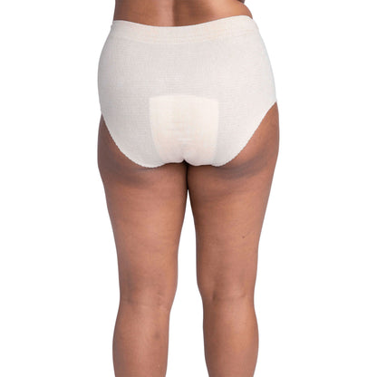 Nexwear Women's Pull-On Absorbent Underwear, Extra Large, Tan