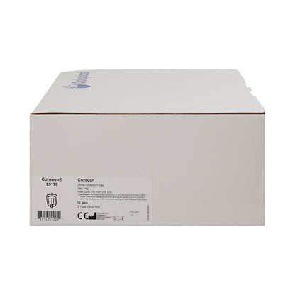 Conveen® Contour Urinary Leg Bag: Anti-Reflux Valve, Polyethylene/Flocked