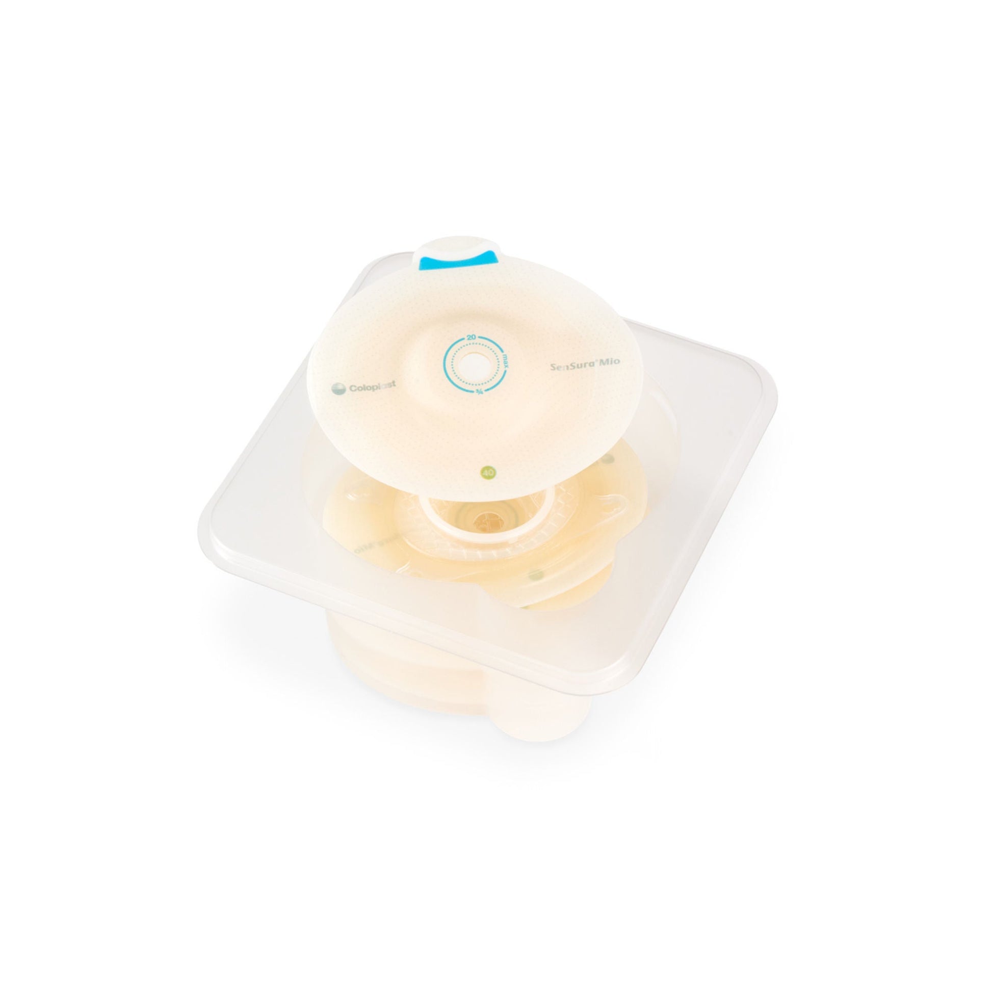 SenSura® Mio Click Convex Deep Ostomy Barrier, Trim to fit Stomas