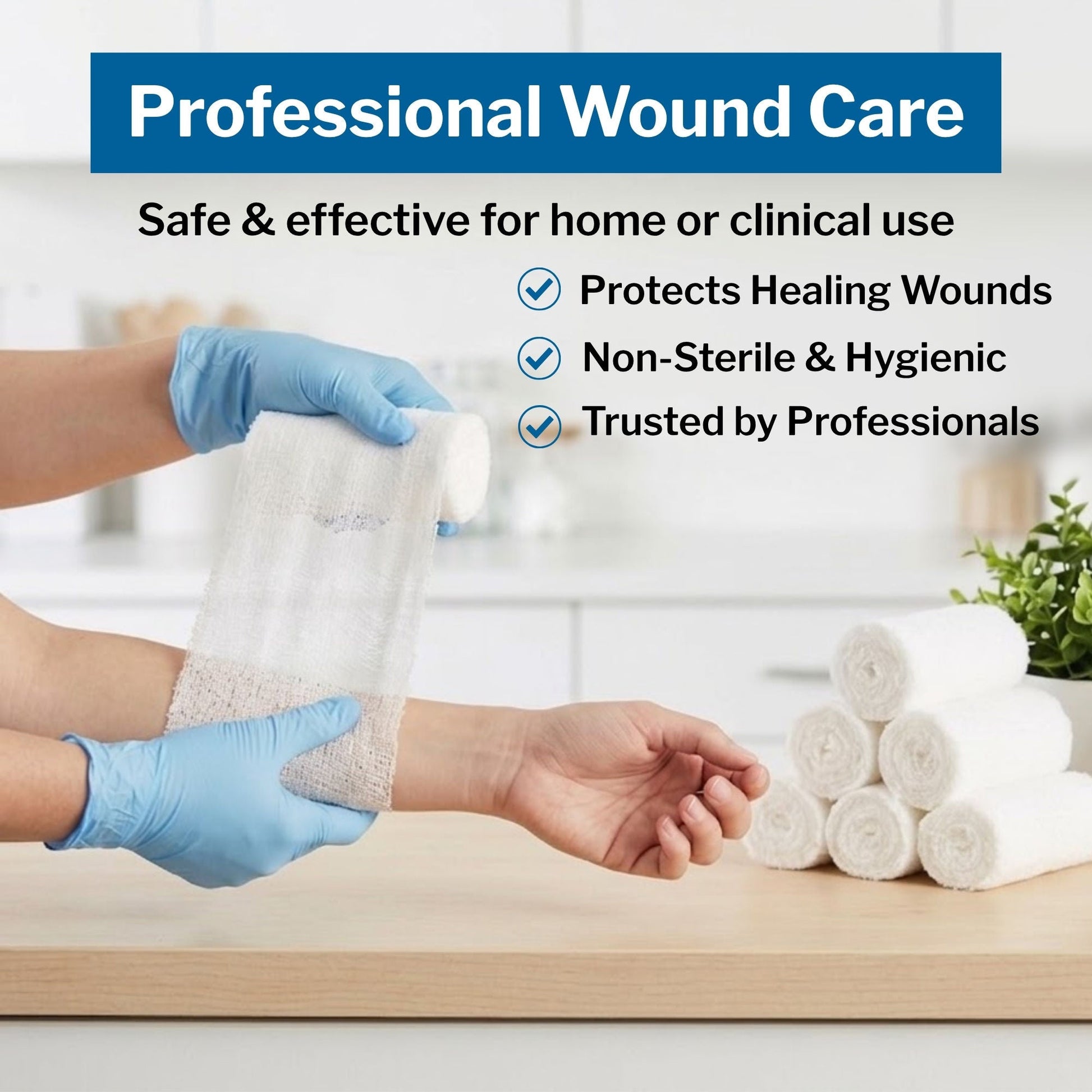 CareStock™ Nonsterile Gauze Bandage Roll, Sterile