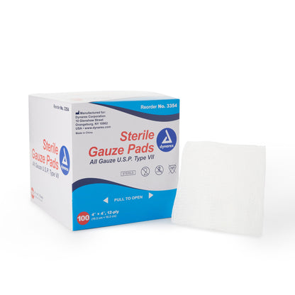 dynarex® Sterile Gauze Sponge, 12-Ply