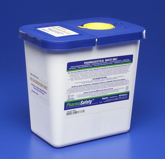 PharmaSafety™ Pharmaceutical Waste Container, 10 x 10½ x 7¼ Inch