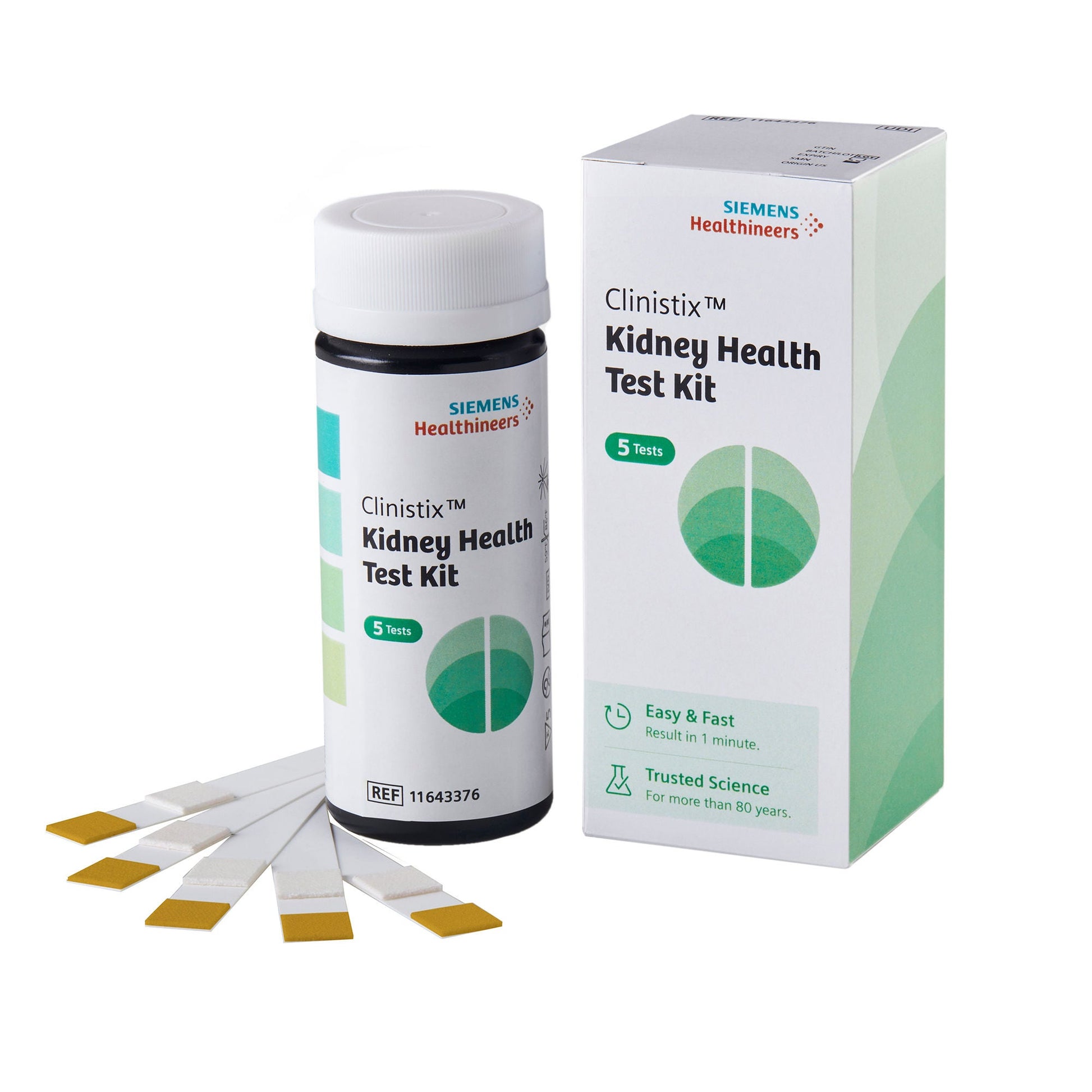 Clinistix™ Kidney Health Test Kit, Urine Test Strips, Five Tests