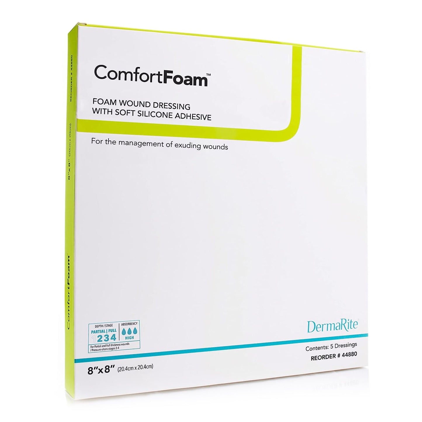 ComfortFoam™ Silicone Adhesive without Border Silicone Foam Dressing