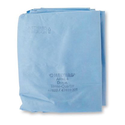 Halyard Sterile Three-Quarter Drape, Blue