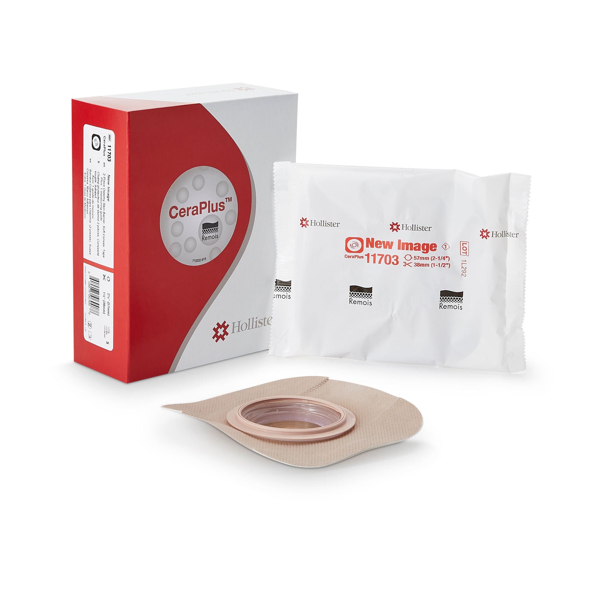 CeraPlus™ Soft Convex Skin Barriers with Integrated Floating Flange