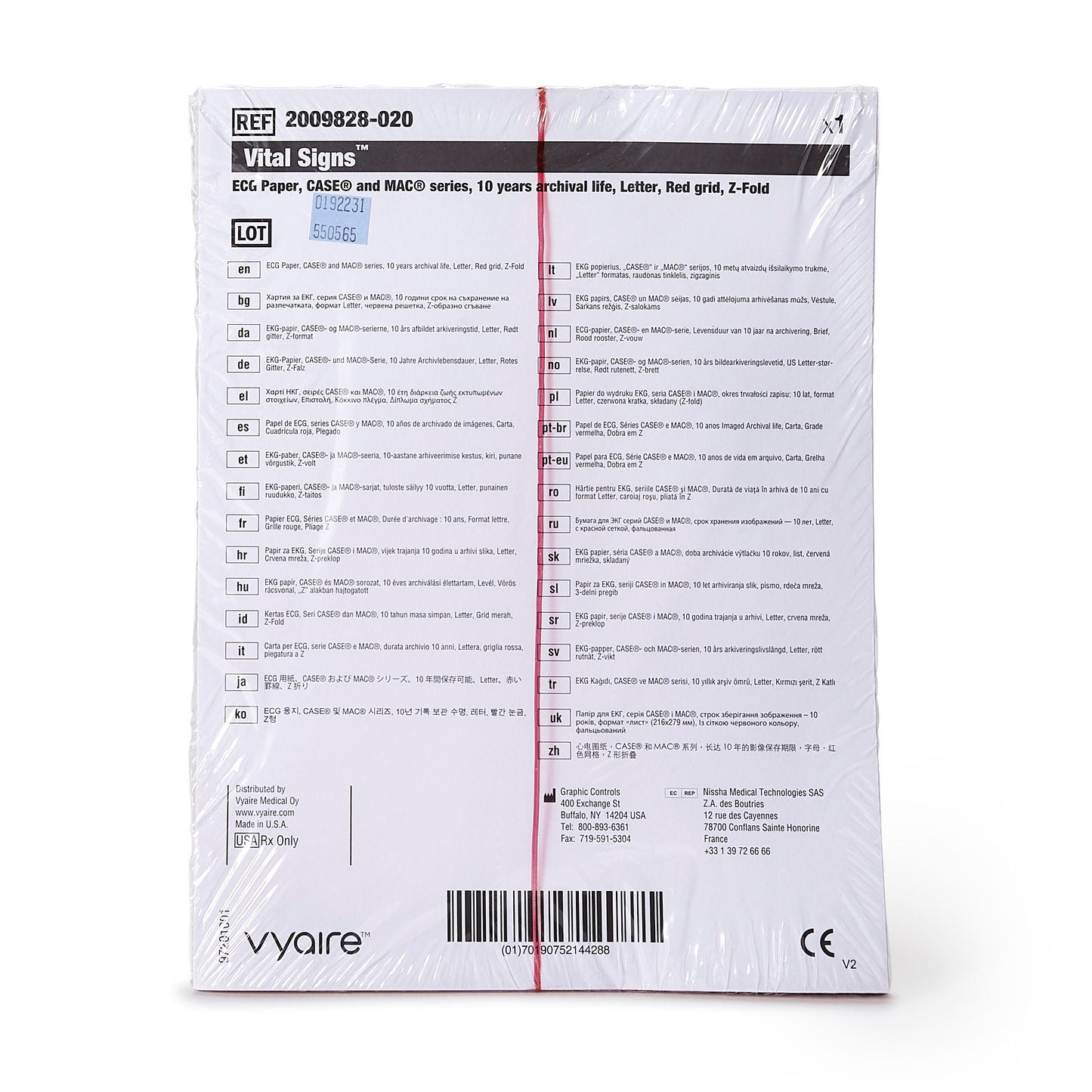 Vital Signs® ECG / EEG Recording Paper