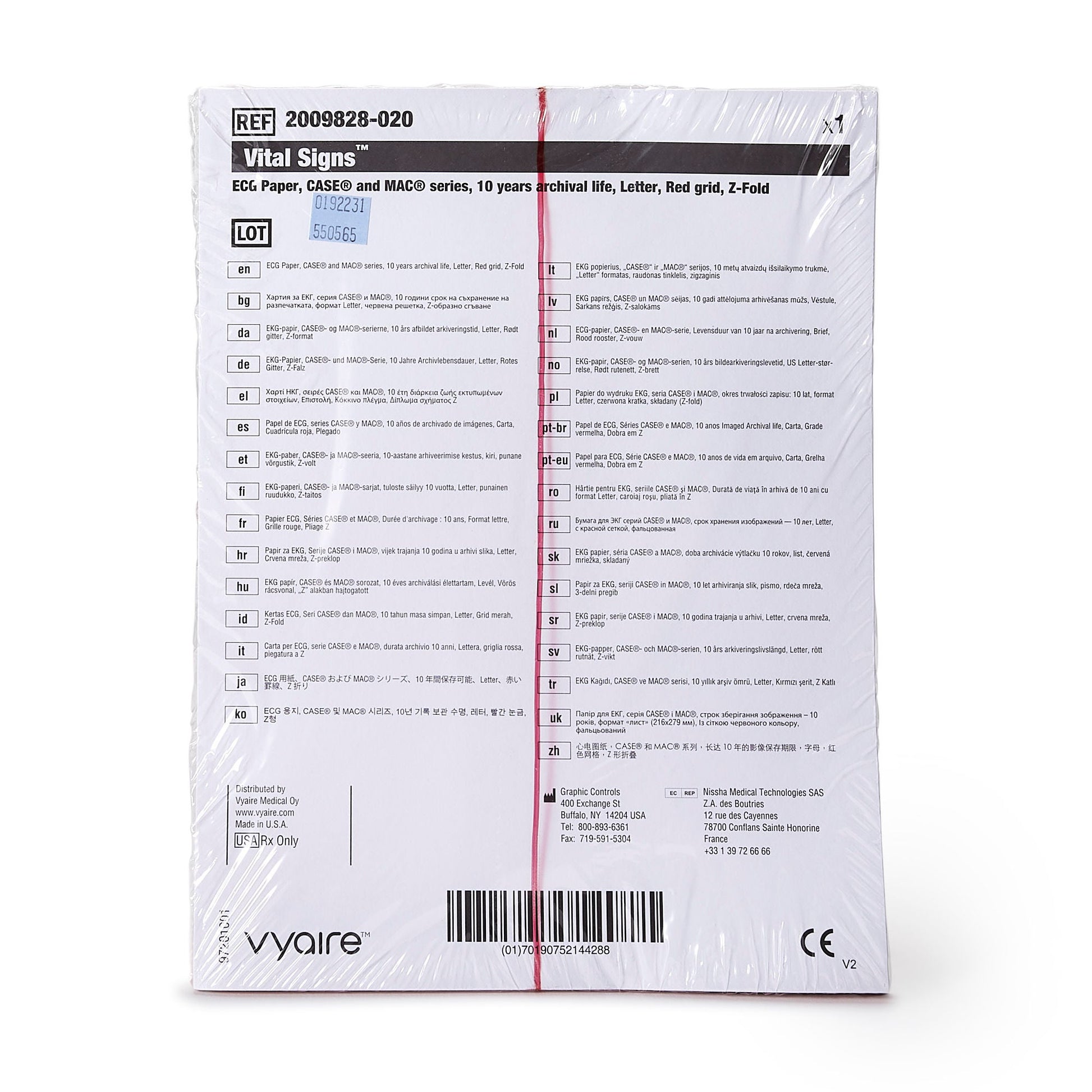 Vital Signs® ECG / EEG Recording Paper