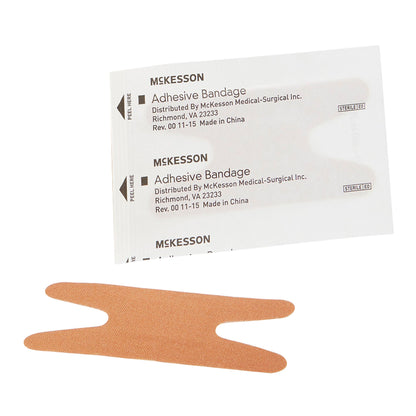 McKesson Knuckle Tan Adhesive Strip