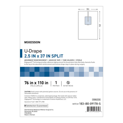 McKesson Sterile U-Drape with Split
