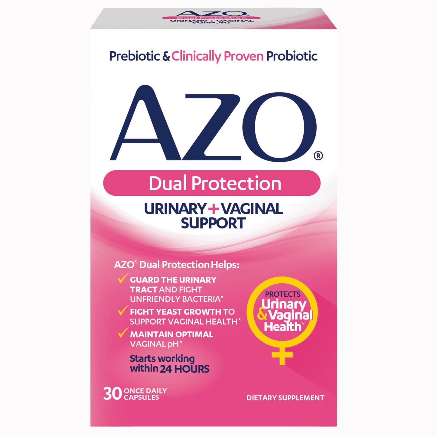 AZO® Dual Protection Urinary + Vaginal Support Capsules