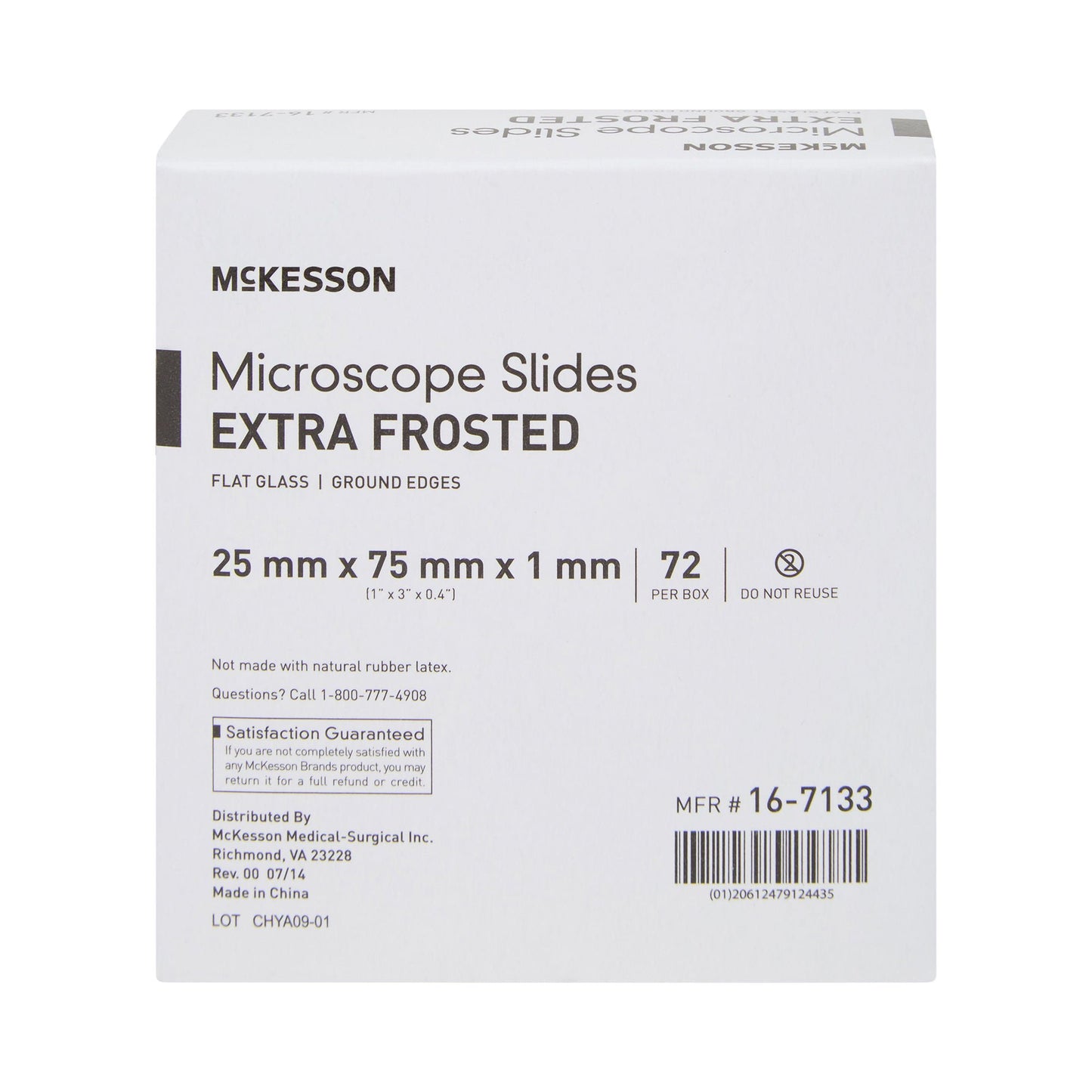 McKesson Glass Microscope Slide, x 1 mm