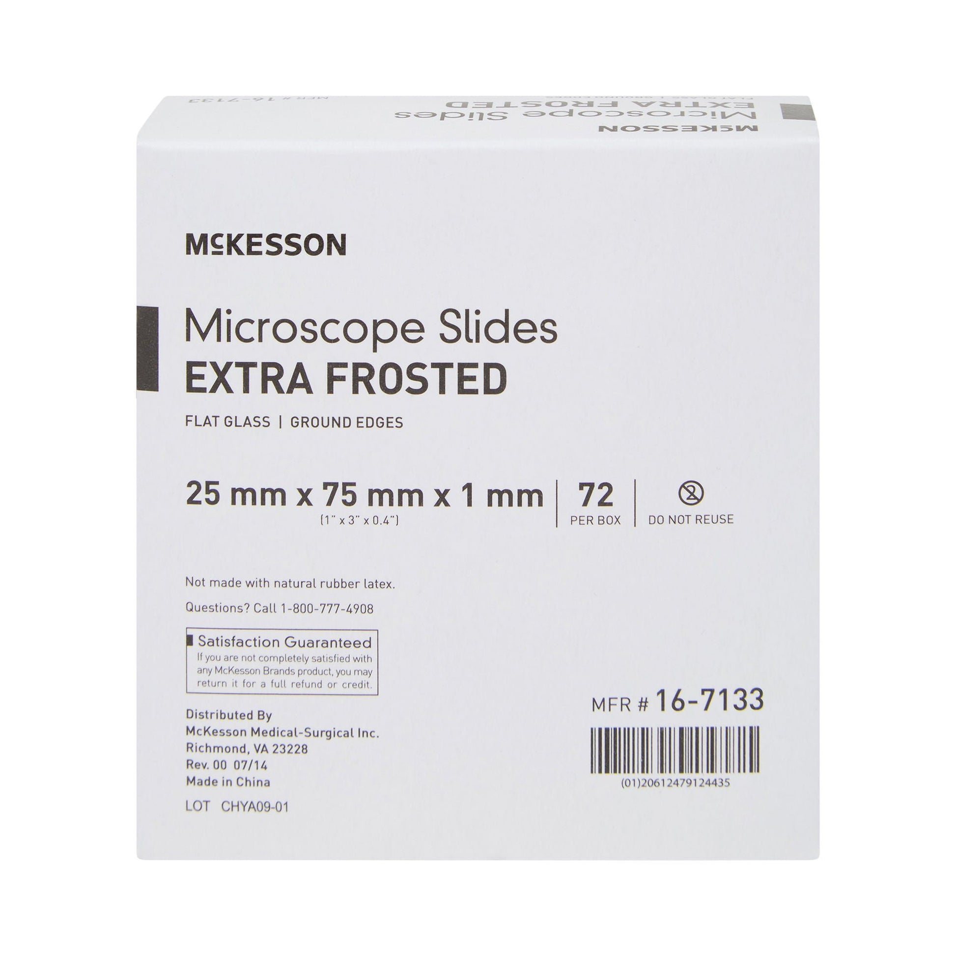 McKesson Glass Microscope Slide, x 1 mm