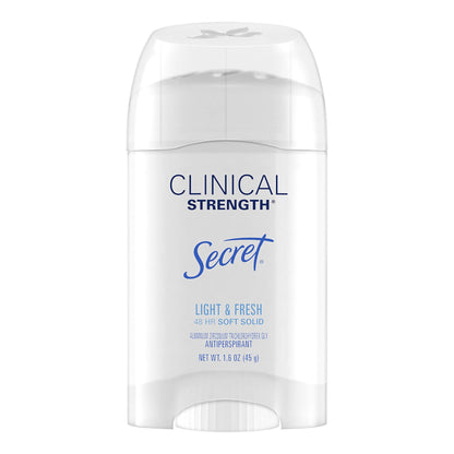 Secret Clinical Strength Antiperspirant / Deodorant Solid Light and Fresh Scent