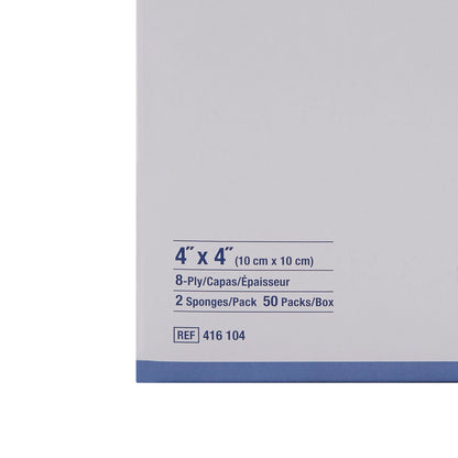 Econolux® Sterile Gauze Sponge, Eight-Ply