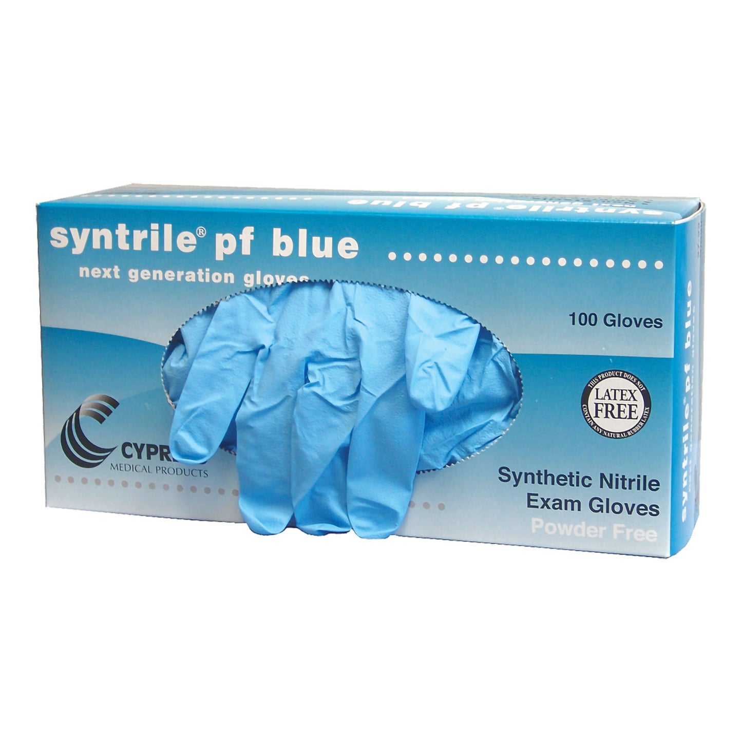 Syntrile® pf Nitrile Exam Gloves, Blue