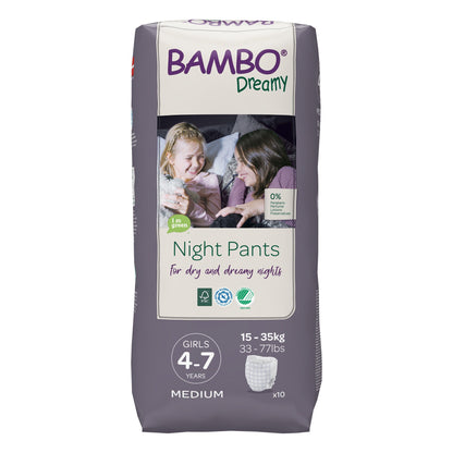 Bambo® Dreamy Training Pants, For Girls 4 – 7 Years Old