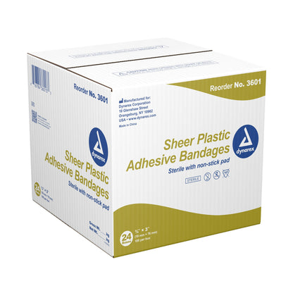 dynarex® Tan Sheer Adhesive Strip