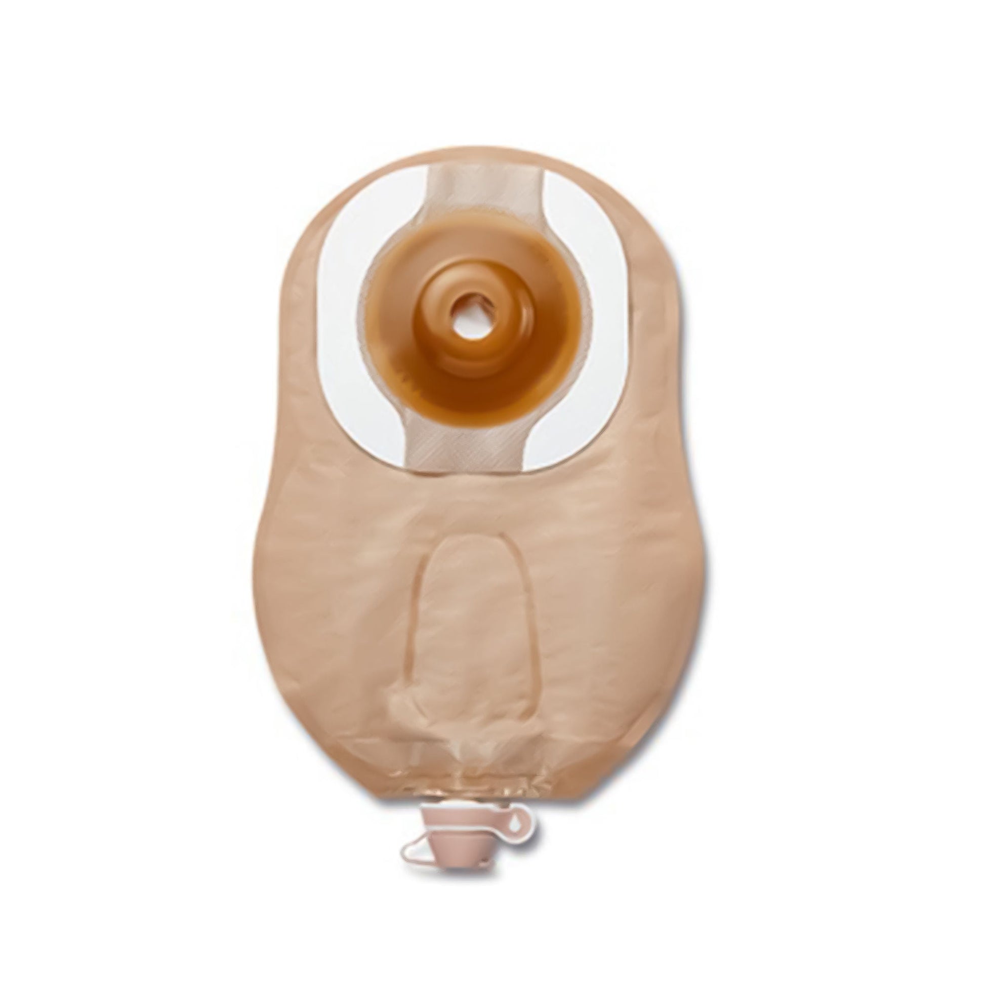 Premier Urostomy Pouch One-Piece System Length Convex, Pre-Cut 5/8 Inch Stoma Drainable